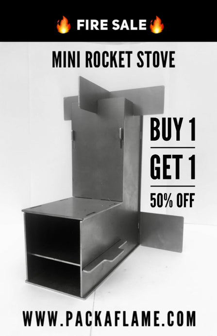 Fire Sale!!! Mini Rocket Stove.  Buy one and  get one 50% off.